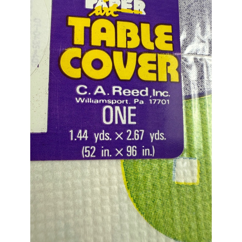 VINTAGE‎ 1992 ACE Treasure Troll Party Tablecloth  52" X 96" NIP NOS - Picture 4 of 4